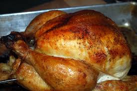 A Cooked Whole Roast Chicken